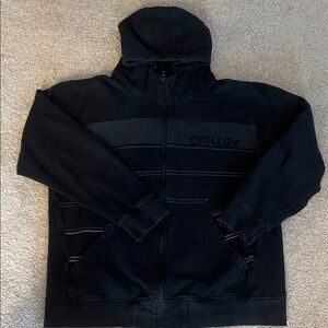Oakley Midnight Black Full-Zip Hoodie